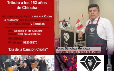 Invitamos a Chincha y a todo el público en general al Tributo por sus “152 Aniversario de CHINCHA”, celebrando Vía Zoom